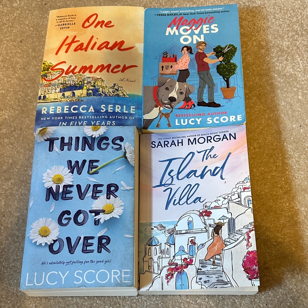 4 Romance/ Fiction Books Bundle
